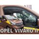 ΑΝΕΜΟΘΡΑΥΣΤΕΣ ΓΙΑ OPEL VIVARO II 2014+ / RENAULT TRAFIC III 2014+ / NISSAN NV300 2018+ ΖΕΥΓΑΡΙ ΑΥΤΟΚΙΝΗΤΟΥ ΑΠΟ ΕΥΚΑΜΠΤΟ ΦΙΜΕ ΠΛΑΣΤΙΚΟ HEKO - 2 ΤΕΜ. Auto Moto Tyres 