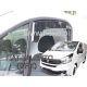 ΑΝΕΜΟΘΡΑΥΣΤΕΣ ΓΙΑ FIAT TALENTO 2016+ / OPEL VIVARO 2 2014-2019 / RENAULT TRAFIC 3 2014+ ΚΟΝΤΟ ΖΕΥΓΑΡΙ VAN ΑΠΟ ΕΥΚΑΜΠΤΟ ΦΙΜΕ ΠΛΑΣΤΙΚΟ HEKO - 2 ΤΕΜ. Auto Moto Tyres 