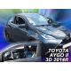 ΑΝΕΜΟΘΡΑΥΣΤΕΣ ΓΙΑ TOYOTA AYGO 3D 2014+   ΖΕΥΓΑΡΙ ΑΥΤΟΚΙΝΗΤΟΥ ΑΠΟ ΕΥΚΑΜΠΤΟ ΦΙΜΕ ΠΛΑΣΤΙΚΟ HEKO - 2 ΤΕΜ. Auto Moto Tyres 