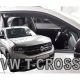 ΑΝΕΜΟΘΡΑΥΣΤΕΣ ΓΙΑ VW T-CROSS 5D 2019+ ΖΕΥΓΑΡΙ ΑΠΟ ΕΥΚΑΜΠΤΟ ΦΙΜΕ ΠΛΑΣΤΙΚΟ HEKO - 2 ΤΕΜ. Auto Moto Tyres 