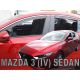 ΑΝΕΜΟΘΡΑΥΣΤΕΣ ΓΙΑ MAZDA 3 4D 2019+ ΣΕΤ ΑΥΤΟΚΙΝΗΤΟΥ ΑΠΟ ΕΥΚΑΜΠΤΟ ΦΙΜΕ ΠΛΑΣΤΙΚΟ HEKO - 4 ΤΕΜ. Auto Moto Tyres 