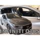 ΑΝΕΜΟΘΡΑΥΣΤΕΣ ΓΙΑ INFINITY Q30S 5D 2015-2019 ΣΕΤ ΑΥΤΟΚΙΝΗΤΟΥ ΑΠΟ ΕΥΚΑΜΠΤΟ ΦΙΜΕ ΠΛΑΣΤΙΚΟ HEKO - 4 ΤΕΜ. Auto Moto Tyres 