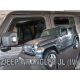 ΑΝΕΜΟΘΡΑΥΣΤΕΣ ΓΙΑ JEEP WRANGLER JL IV 5D 2019+ ΣΕΤ ΑΥΤΟΚΙΝΗΤΟΥ ΑΠΟ ΕΥΚΑΜΠΤΟ ΦΙΜΕ ΠΛΑΣΤΙΚΟ HEKO - 4 ΤΕΜ. Auto Moto Tyres 