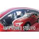 ΑΝΕΜΟΘΡΑΥΣΤΕΣ ΓΙΑ ALFA ROMEO STELVIO 5D 2017+ ΣΕΤ ΑΥΤΟΚΙΝΗΤΟΥ ΑΠΟ ΕΥΚΑΜΠΤΟ ΦΙΜΕ ΠΛΑΣΤΙΚΟ HEKO - 4 ΤΕΜ. Auto Moto Tyres 