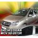 ΑΝΕΜΟΘΡΑΥΣΤΕΣ ΓΙΑ DACIA LOGAN MCV II 5D 2013+ ΣΕΤ ΑΥΤΟΚΙΝΗΤΟΥ ΑΠΟ ΕΥΚΑΜΠΤΟ ΦΙΜΕ ΠΛΑΣΤΙΚΟ HEKO - 4 ΤΕΜ. Auto Moto Tyres 