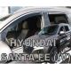 ΑΝΕΜΟΘΡΑΥΣΤΕΣ ΓΙΑ HYUNDAI SANTA FE IV 5D 2018+ ΣΕΤ ΑΥΤΟΚΙΝΗΤΟΥ ΑΠΟ ΕΥΚΑΜΠΤΟ ΦΙΜΕ ΠΛΑΣΤΙΚΟ HEKO - 4 ΤΕΜ. Auto Moto Tyres 