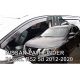 ΑΝΕΜΟΘΡΑΥΣΤΕΣ ΓΙΑ NISSAN PATHFINDER IV R52 5D 2012-2020 ΣΕΤ ΑΥΤΟΚΙΝΗΤΟΥ ΑΠΟ ΕΥΚΑΜΠΤΟ ΦΙΜΕ ΠΛΑΣΤΙΚΟ HEKO - 4 ΤΕΜ. Auto Moto Tyres 
