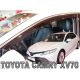 ΑΝΕΜΟΘΡΑΥΣΤΕΣ ΓΙΑ TOYOTA CAMRY XV70 4D 2018+ ΖΕΥΓΑΡΙ ΑΠΟ ΕΥΚΑΜΠΤΟ ΦΙΜΕ ΠΛΑΣΤΙΚΟ HEKO - 2 ΤΕΜ. Auto Moto Tyres 