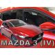 ΑΝΕΜΟΘΡΑΥΣΤΕΣ ΓΙΑ MAZDA 3 5D HB 2019+ ΣΕΤ ΑΥΤΟΚΙΝΗΤΟΥ ΑΠΟ ΕΥΚΑΜΠΤΟ ΦΙΜΕ ΠΛΑΣΤΙΚΟ HEKO - 4 ΤΕΜ. Auto Moto Tyres 
