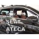 ΑΝΕΜΟΘΡΑΥΣΤΕΣ ΓΙΑ SEAT ATECA 5D 2016+ ΣΕΤ ΑΥΤΟΚΙΝΗΤΟΥ ΑΠΟ ΕΥΚΑΜΠΤΟ ΦΙΜΕ ΠΛΑΣΤΙΚΟ HEKO - 4 ΤΕΜ. Auto Moto Tyres 