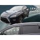 ΑΝΕΜΟΘΡΑΥΣΤΕΣ ΓΙΑ LEXUS RX 5D 2016+ ΣΕΤ ΑΥΤΟΚΙΝΗΤΟΥ ΑΠΟ ΕΥΚΑΜΠΤΟ ΦΙΜΕ ΠΛΑΣΤΙΚΟ HEKO - 4 ΤΕΜ Auto Moto Tyres 