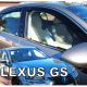 ΑΝΕΜΟΘΡΑΥΣΤΕΣ ΓΙΑ LEXUS GS IV 250 4D 2016+ ΣΕΤ ΑΥΤΟΚΙΝΗΤΟΥ ΑΠΟ ΕΥΚΑΜΠΤΟ ΦΙΜΕ ΠΛΑΣΤΙΚΟ HEKO - 4 ΤΕΜ. Auto Moto Tyres 