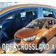 ΑΝΕΜΟΘΡΑΥΣΤΕΣ ΓΙΑ OPEL CROSSLAND X 5D 2017+ ΣΕΤ ΑΥΤΟΚΙΝΗΤΟΥ ΑΠΟ ΕΥΚΑΜΠΤΟ ΦΙΜΕ ΠΛΑΣΤΙΚΟ HEKO - 4 ΤΕΜ. Auto Moto Tyres 