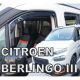 ΑΝΕΜΟΘΡΑΥΣΤΕΣ ΓΙΑ CITROEN BERLINGO III/PEUGEOT RIFTER/OPEL COMBO E 4D/5D LOV 2018+ ΣΕΤ ΑΥΤΟΚΙΝΗΤΟΥ ΑΠΟ ΕΥΚΑΜΠΤΟ ΦΙΜΕ ΠΛΑΣΤΙΚΟ HEKO - 4 ΤΕΜ. Auto Moto Tyres 