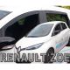 ΑΝΕΜΟΘΡΑΥΣΤΕΣ ΓΙΑ RENAULT ZOE 5D 2012+ ΣΕΤ ΑΥΤΟΚΙΝΗΤΟΥ ΑΠΟ ΕΥΚΑΜΠΤΟ ΦΙΜΕ ΠΛΑΣΤΙΚΟ HEKO - 4 ΤΕΜ. Auto Moto Tyres 
