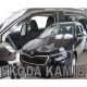 ΑΝΕΜΟΘΡΑΥΣΤΕΣ ΓΙΑ SKODA KAMIQ 5D 2019+ ΣΕΤ ΑΥΤΟΚΙΝΗΤΟΥ ΑΠΟ ΕΥΚΑΜΠΤΟ ΦΙΜΕ ΠΛΑΣΤΙΚΟ HEKO - 4 ΤΕΜ. Auto Moto Tyres 