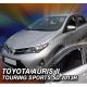 ΑΝΕΜΟΘΡΑΥΣΤΕΣ ΓΙΑ TOYOTA AURIS II TOURING COMBI 5D 2013+ ΣΕΤ ΑΥΤΟΚΙΝΗΤΟΥ ΑΠΟ ΕΥΚΑΜΠΤΟ ΦΙΜΕ ΠΛΑΣΤΙΚΟ HEKO - 4 ΤΕΜ. Auto Moto Tyres 