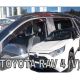 ΑΝΕΜΟΘΡΑΥΣΤΕΣ ΓΙΑ TOYOTA RAV4 V 5D 2019+ /  SUZUKI ACROSS 5D 2020+ ΣΕΤ ΑΥΤΟΚΙΝΗΤΟΥ ΑΠΟ ΕΥΚΑΜΠΤΟ ΦΙΜΕ ΠΛΑΣΤΙΚΟ HEKO - 4 ΤΕΜ. Auto Moto Tyres 