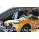 ΑΝΕΜΟΘΡΑΥΣΤΕΣ ΓΙΑ TOYOTA C-HR 5D 2023+ ΖΕΥΓΑΡΙ ΑΠΟ ΕΥΚΑΜΠΤΟ ΦΙΜΕ ΠΛΑΣΤΙΚΟ HEKO - 4 ΤΕΜ Auto Moto Tyres 