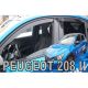 ΑΝΕΜΟΘΡΑΥΣΤΕΣ ΓΙΑ OPEL CORSA F 5D 2019+ / PEUGEOT 208 5D 2019+ ΣΕΤ ΑΥΤΟΚΙΝΗΤΟΥ ΑΠΟ ΕΥΚΑΜΠΤΟ ΦΙΜΕ ΠΛΑΣΤΙΚΟ HEKO - 4 ΤΕΜ. Auto Moto Tyres 