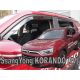ΑΝΕΜΟΘΡΑΥΣΤΕΣ ΓΙΑ SSANGYONG KORANDO 5D 2019+ ΣΕΤ ΑΥΤΟΚΙΝΗΤΟΥ ΑΠΟ ΕΥΚΑΜΠΤΟ ΦΙΜΕ ΠΛΑΣΤΙΚΟ HEKO - 4 ΤΕΜ. Auto Moto Tyres 