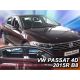 ΑΝΕΜΟΘΡΑΥΣΤΕΣ ΓΙΑ VW PASSAT 4D 2014+ ΣΕΤ ΑΥΤΟΚΙΝΗΤΟΥ ΑΠΟ ΕΥΚΑΜΠΤΟ ΦΙΜΕ ΠΛΑΣΤΙΚΟ HEKO - 4 ΤΕΜ. Auto Moto Tyres 