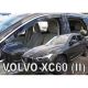 ΑΝΕΜΟΘΡΑΥΣΤΕΣ ΓΙΑ VOLVO XC60 II 5D 2017+ ΣΕΤ ΑΥΤΟΚΙΝΗΤΟΥ ΑΠΟ ΕΥΚΑΜΠΤΟ ΦΙΜΕ ΠΛΑΣΤΙΚΟ HEKO - 4 ΤΕΜ. Auto Moto Tyres 